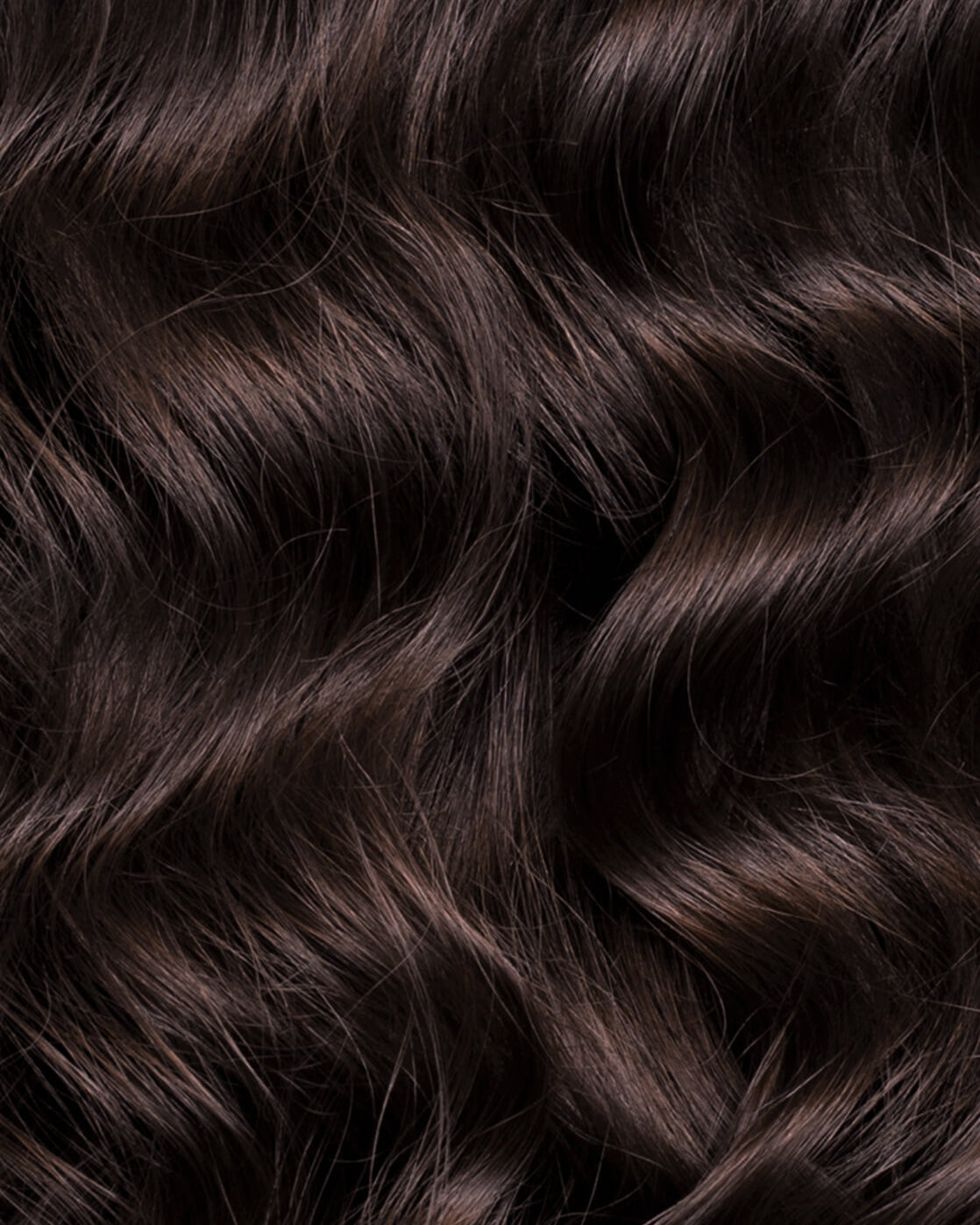 curly tape-in hair extensions chocolate brown.