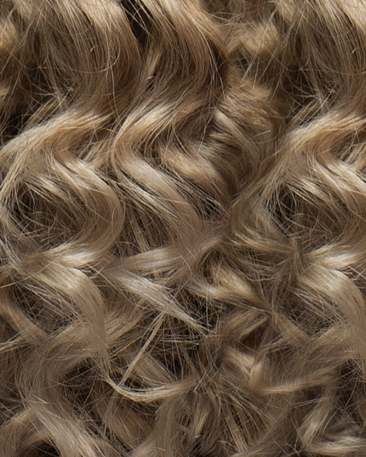 curly blonde color