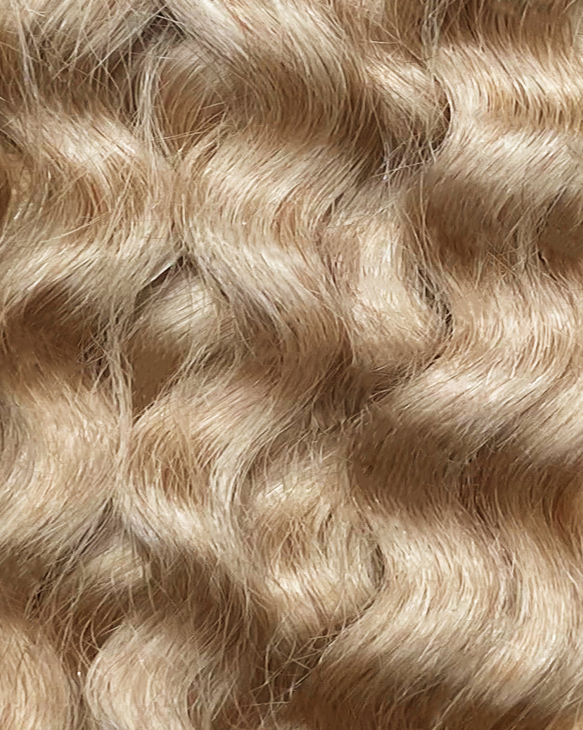 curly tape-in hair extensions honey blonde.