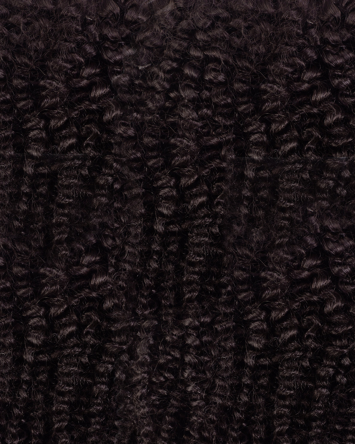 curly (3C curls) clip-in extensions #2 chocolate brown.