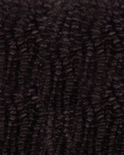 curly (3C curls) clip-in extensions #2 chocolate brown.