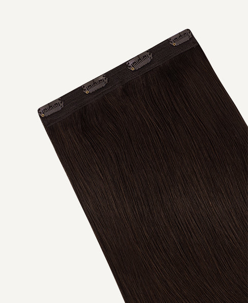 clip-in volumizer chocolate brown (#2).