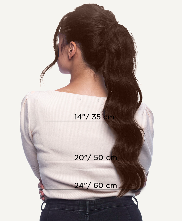 ponytail - #4 medium brown.