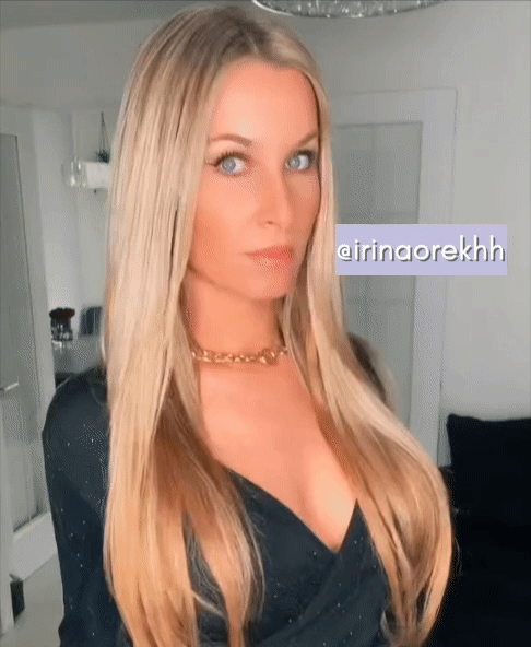 clip-in hair extensions #14 medium blonde.