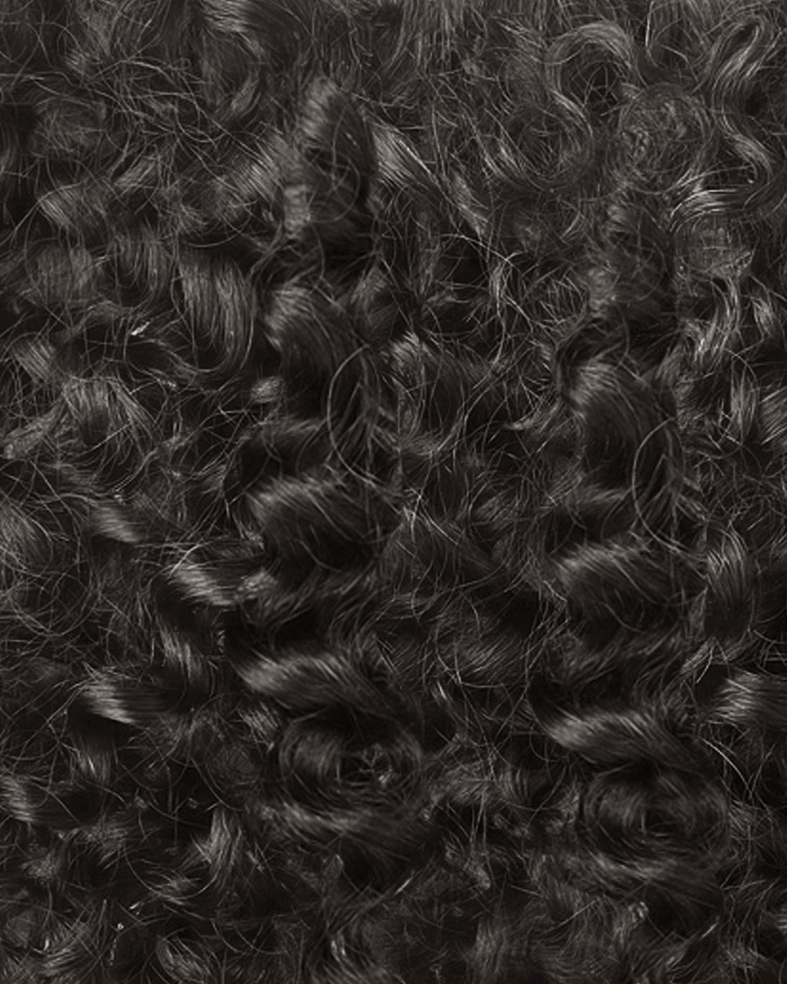 clip-in hair extensions 3C #1b Natural Black