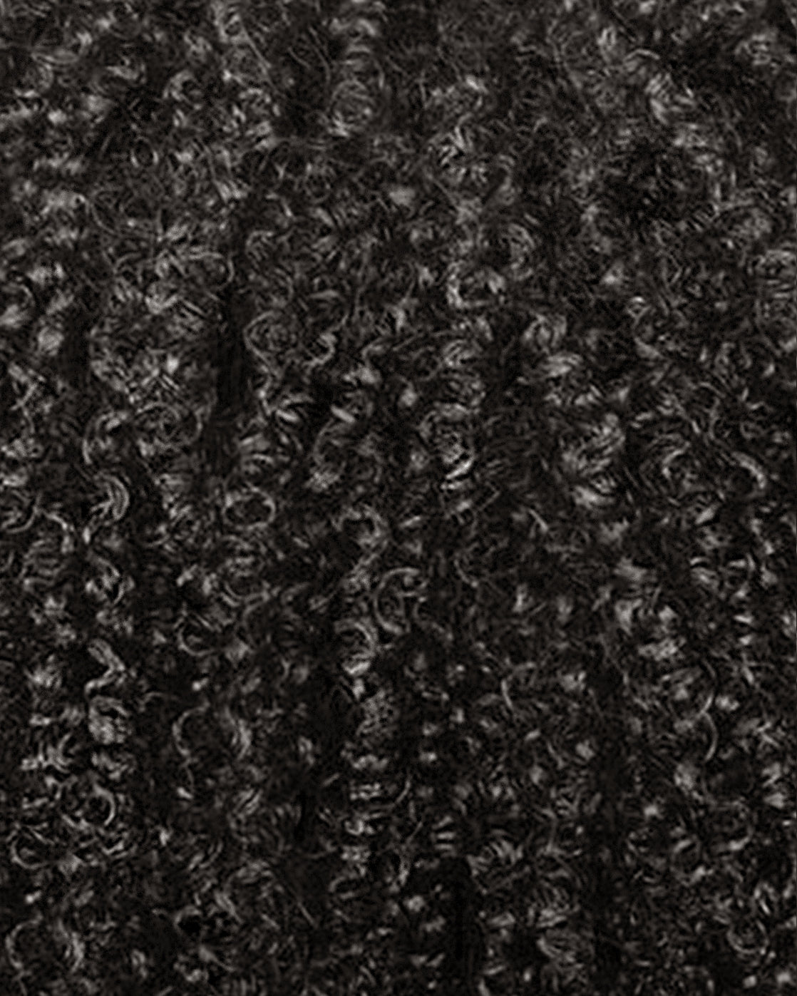 clip-in hair extensions 4A #1b Natural Black
