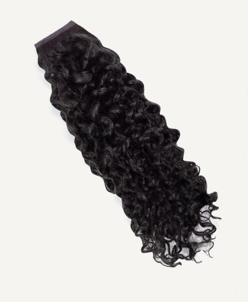 curly ponytail - #1b natural black.