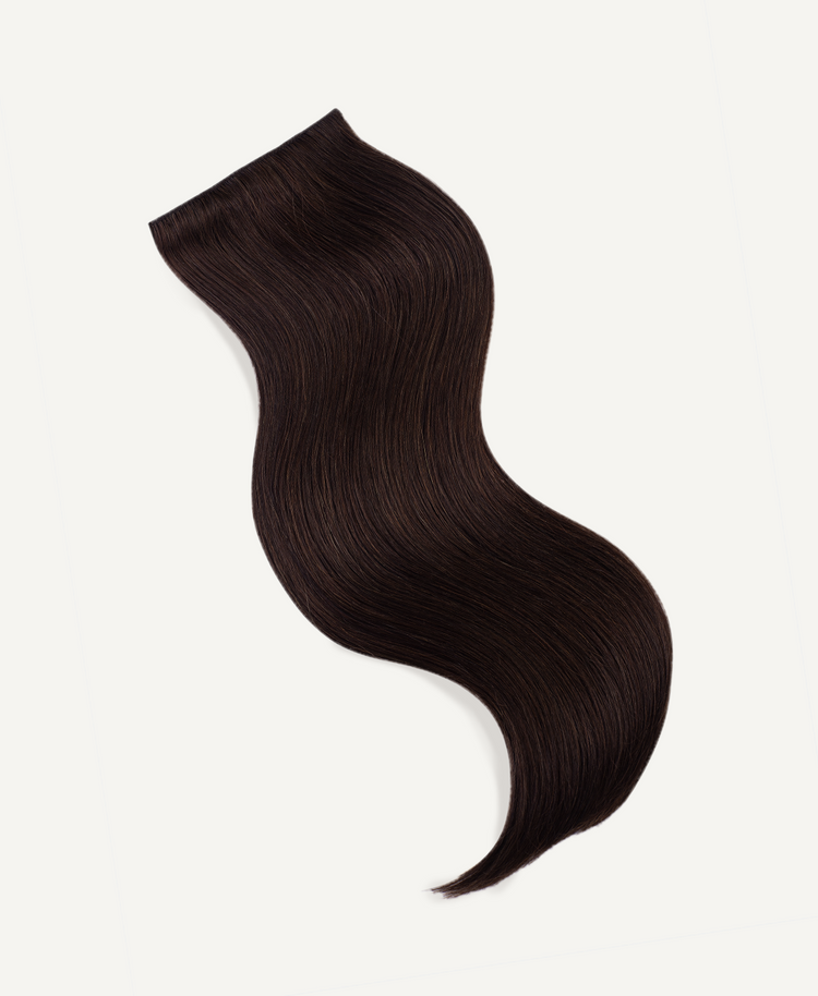 clip-in volumizer chocolate brown (#2).