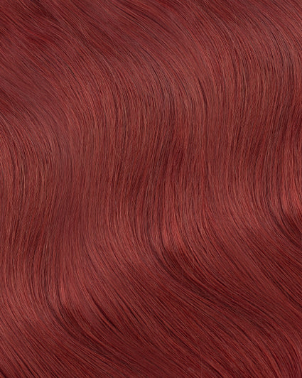 ruby red clip-in volumizer color swatch