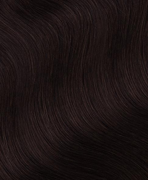 clip-in volumizer chocolate brown (#2).