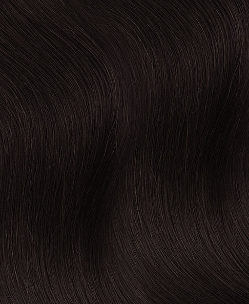 clip-in hair extensions #1c dark brown.