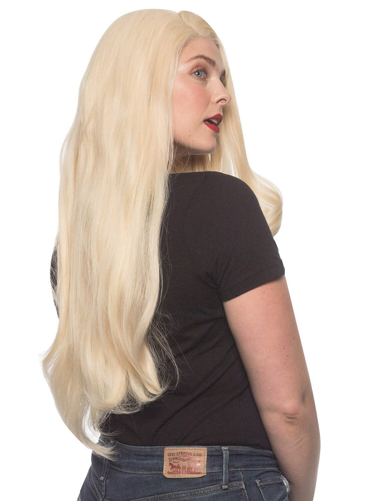 Synthetic Wig Straight Blonde