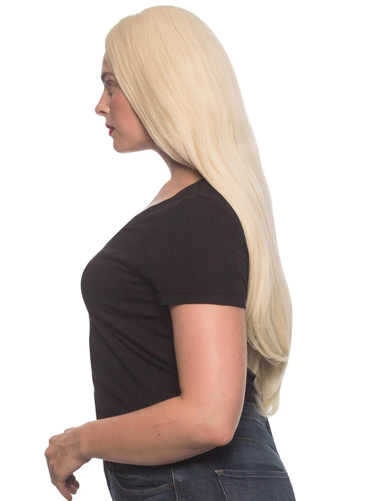 Synthetic Wig Straight Blonde