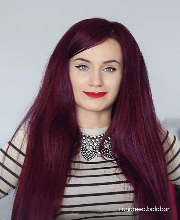clip-in volumizer cherry red (#99J).