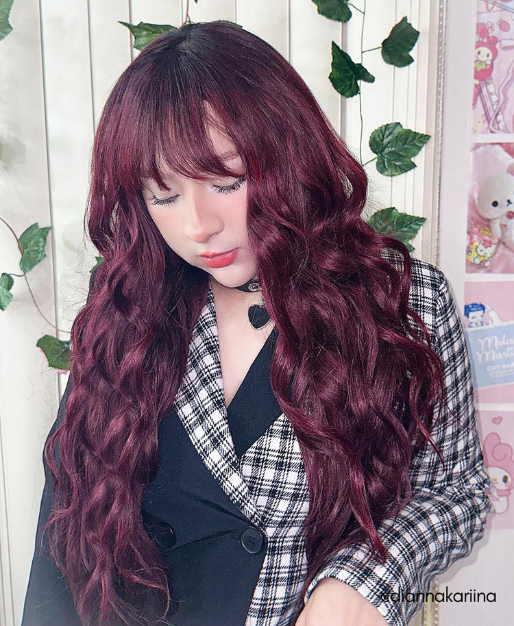 clip-in volumizer cherry red (#99J).