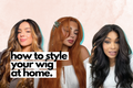 how to style a wig.