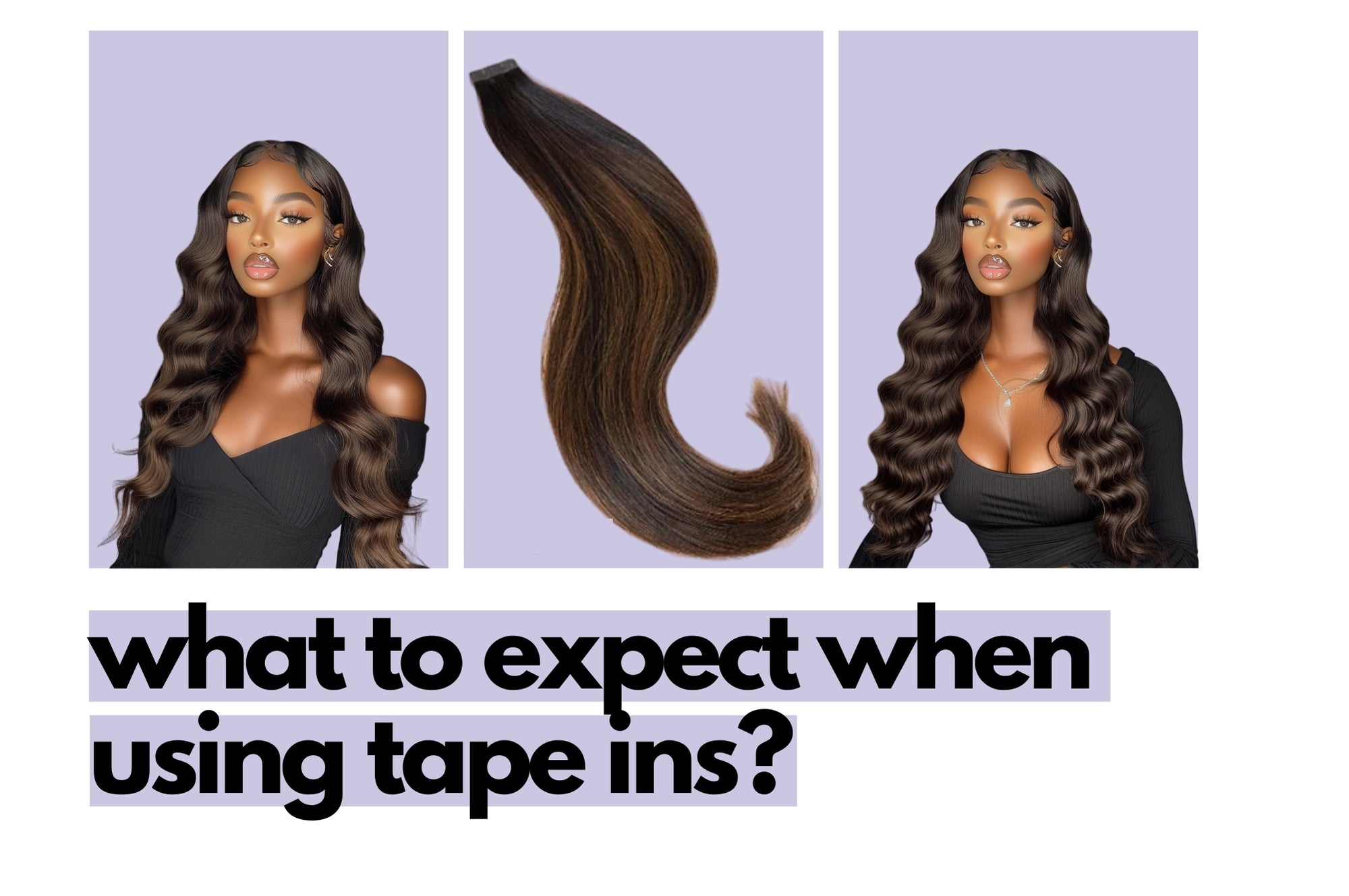 what are tape in extensions.