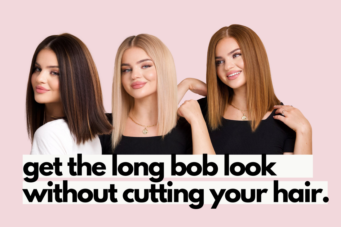 get the look with a long bob wig