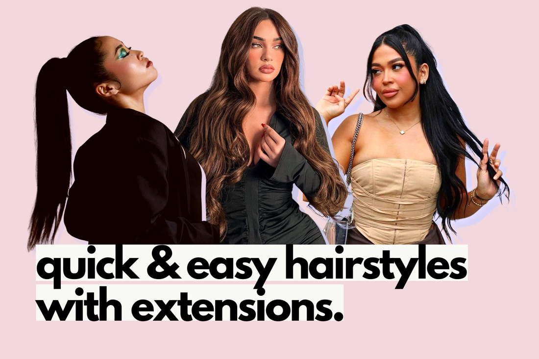 hairstyles with hair extensions