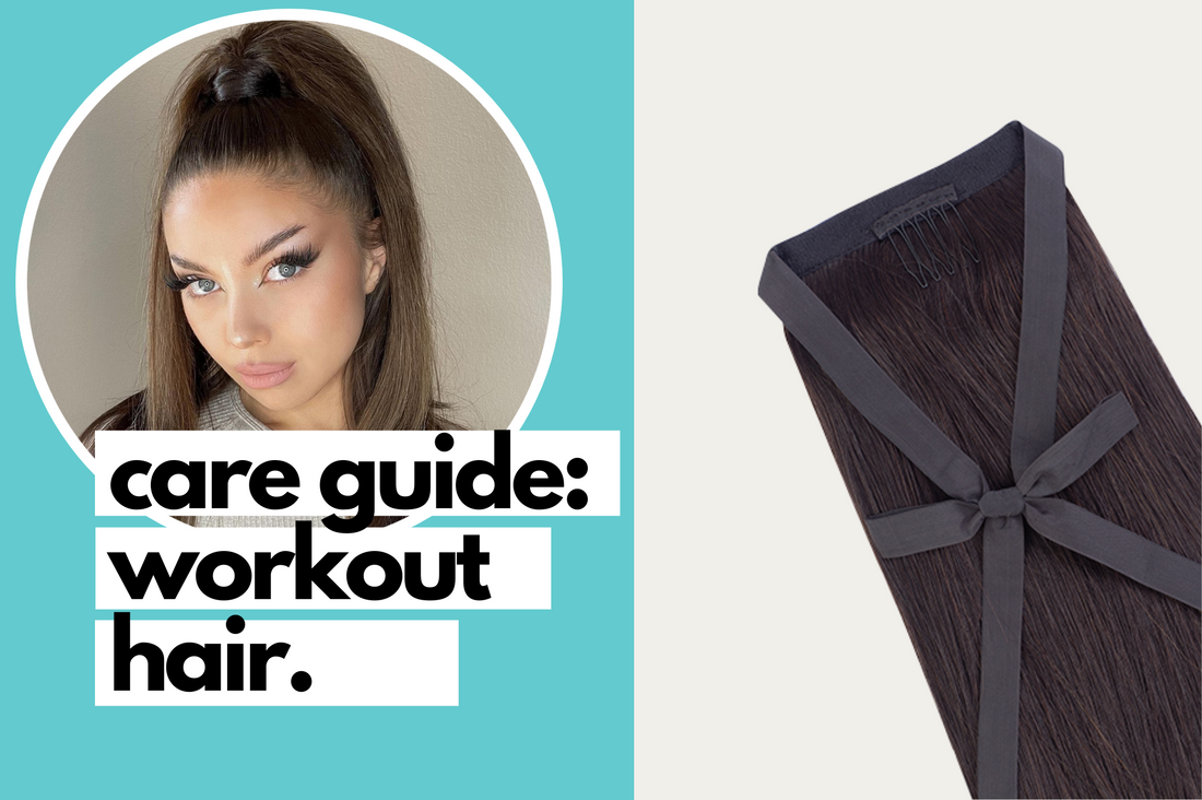 a guide to exercising without ruining your hair.
