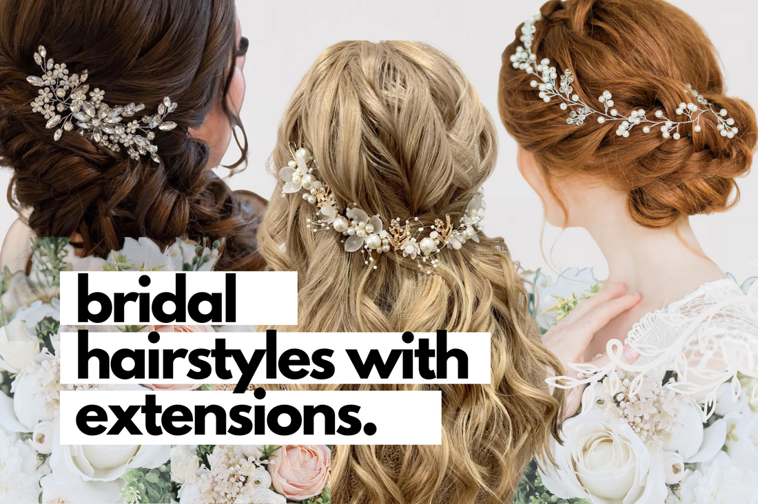 best 4 wedding hairstyles with extensions.