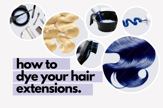 can you dye hair extensions?