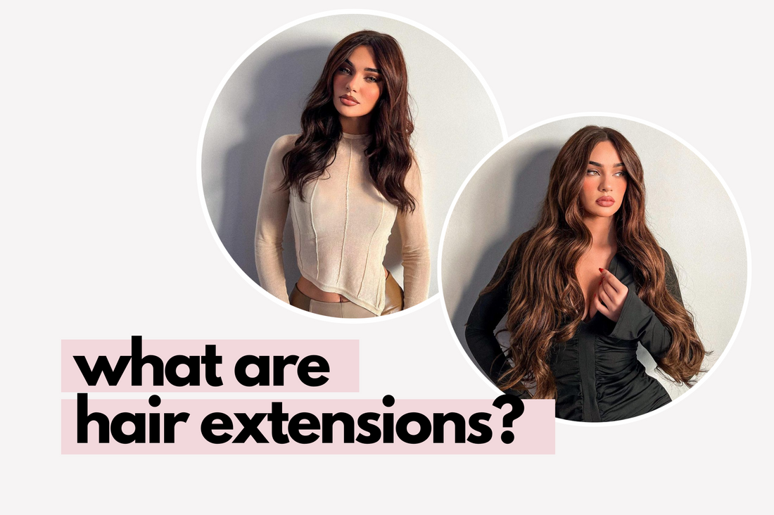 different types of hair extensions.