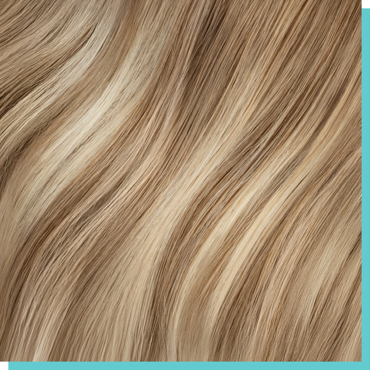#14-80 rooted blonde highlights.
