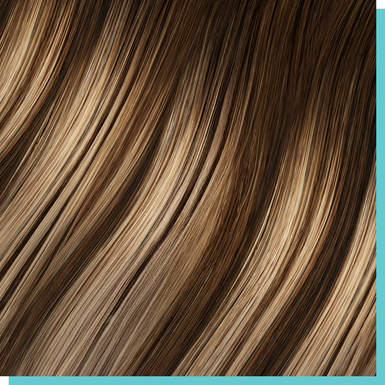 #4b8 brown balayage.