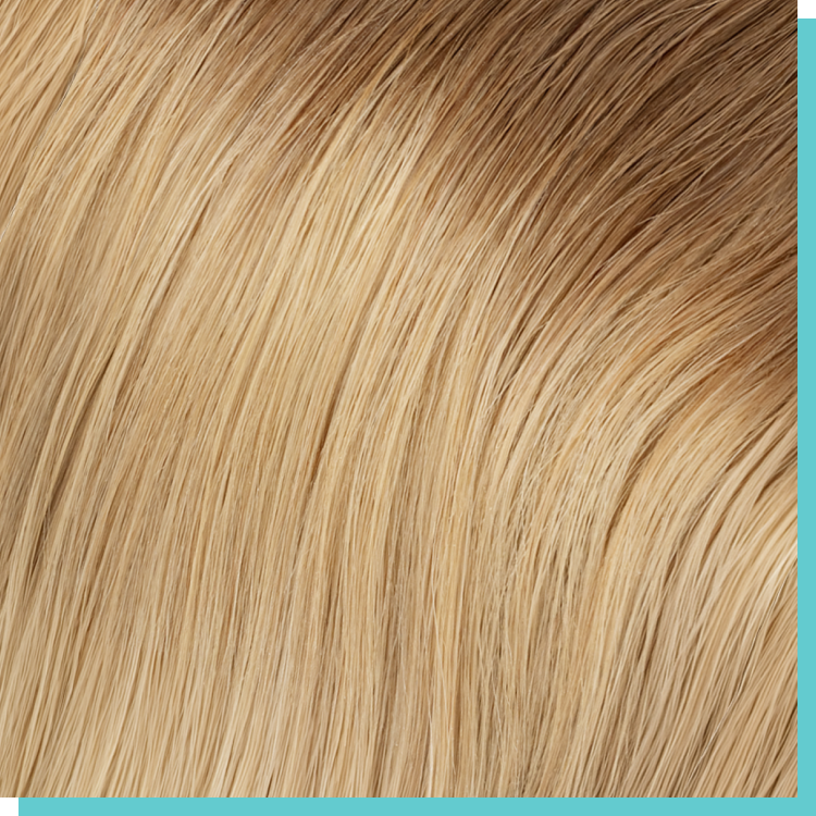 #6r12 dirty blonde rootmelt.