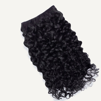curly clip-in hair extensions: pick your color and texture.