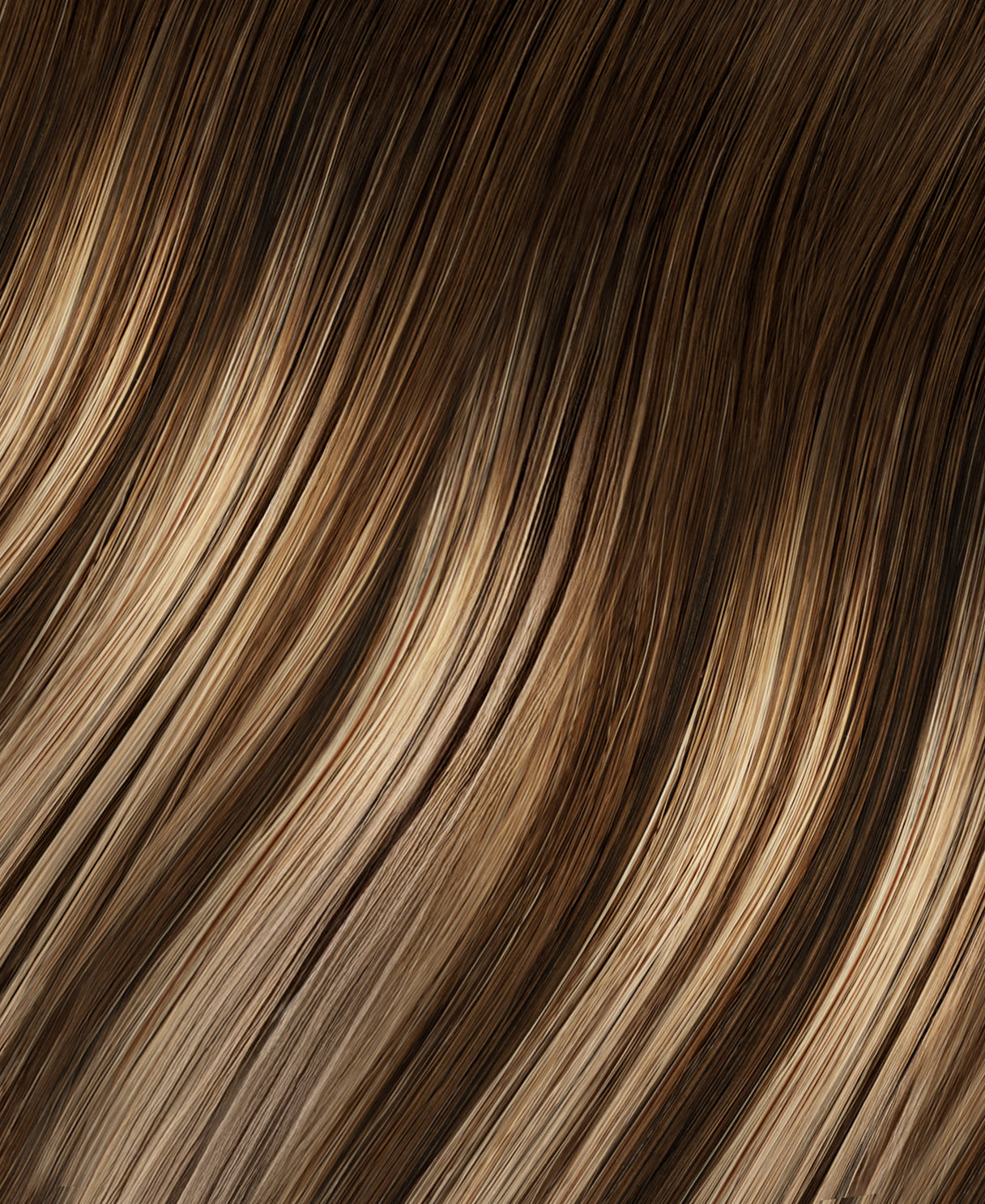 clip-in hair extensions brown balayage.