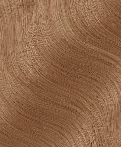 halo one-step hair extensions strawberry blonde.