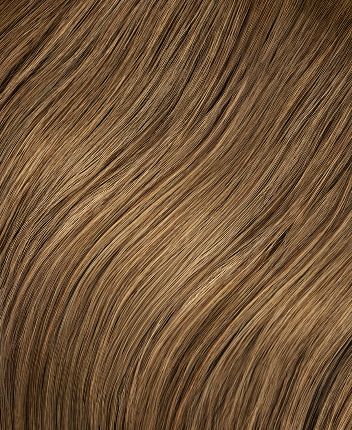 invisible clip-in hair extensions light brown.