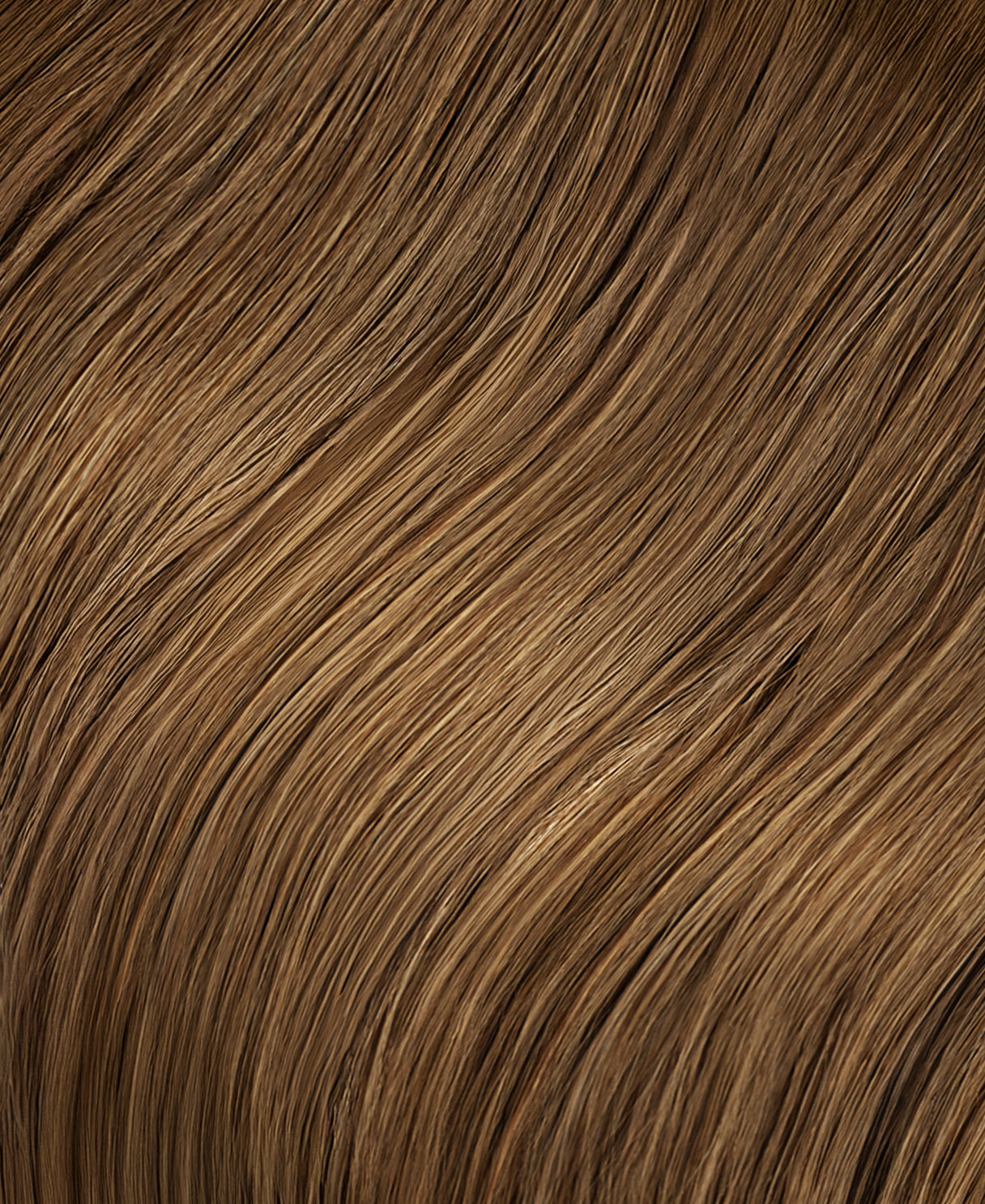 invisible clip-in hair extensions light brown.