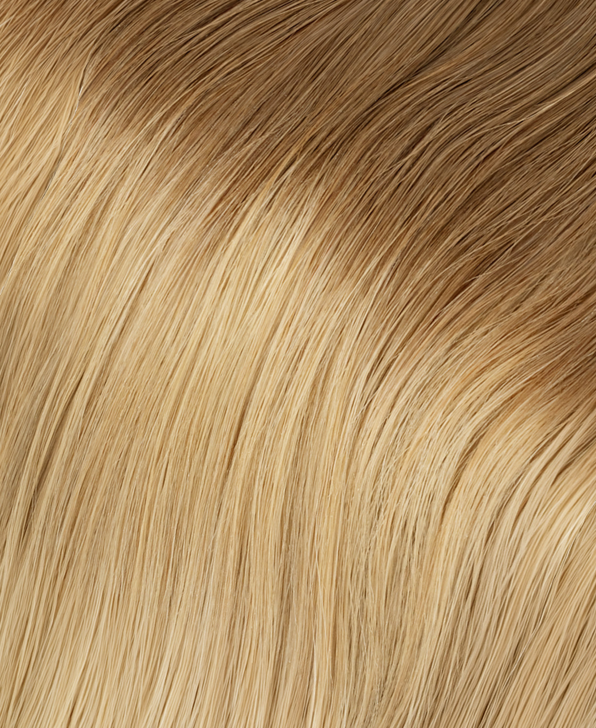 halo one-step hair extensions dirty blonde rootmelt.