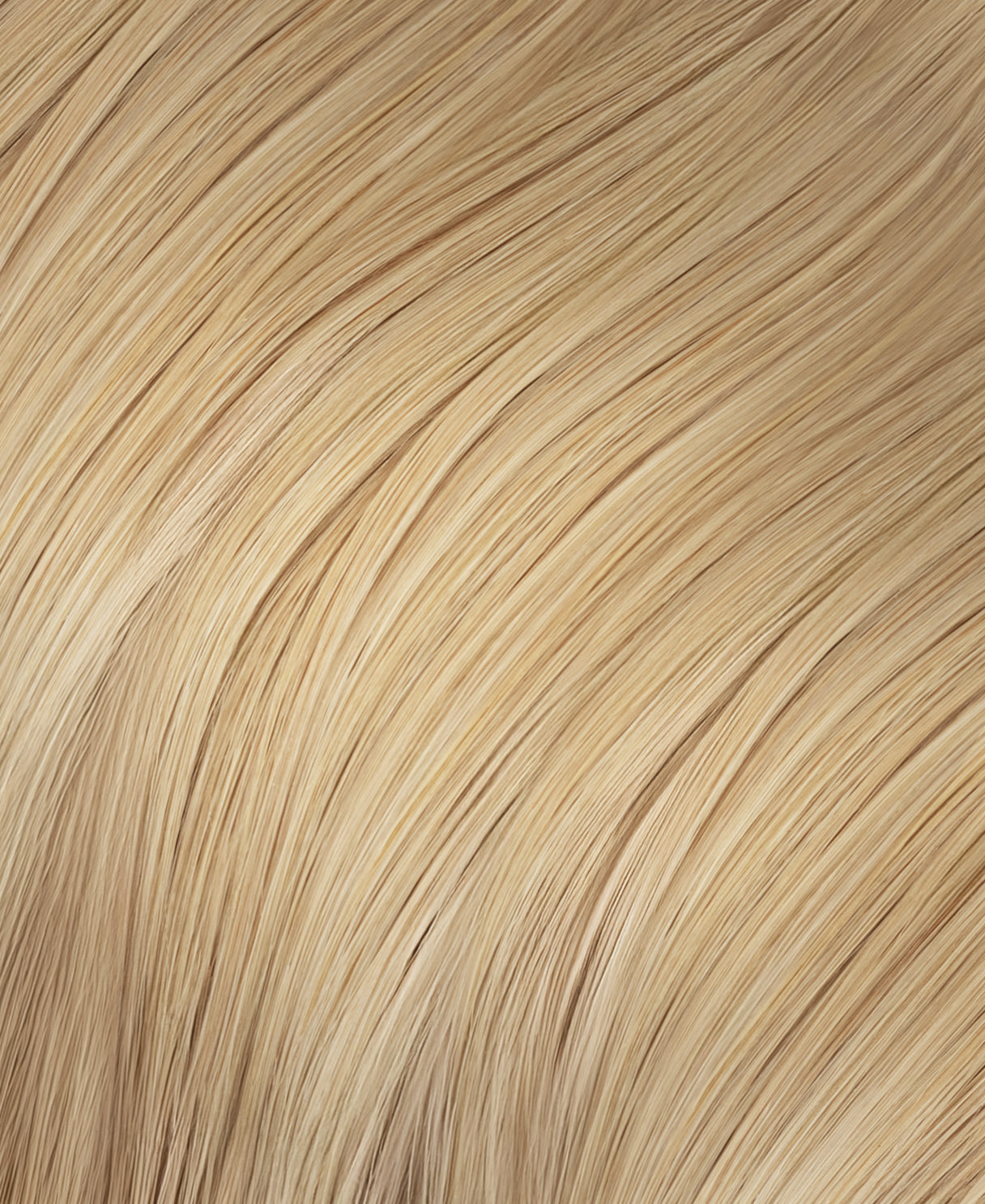 clip-in hair extensions champagne blonde.