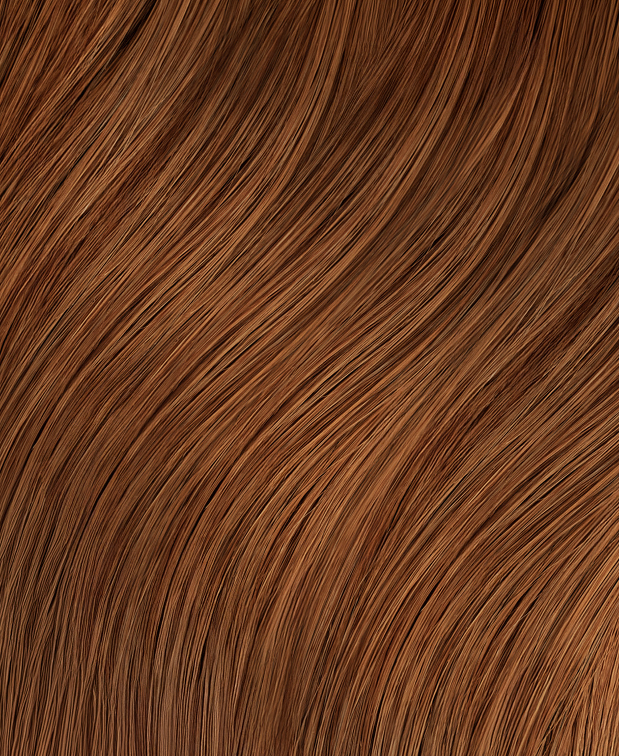 invisible clip-in hair extensions copper.