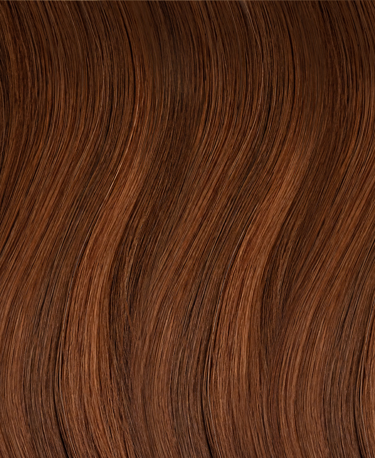 invisible clip-in hair extensions chestnut balayage.