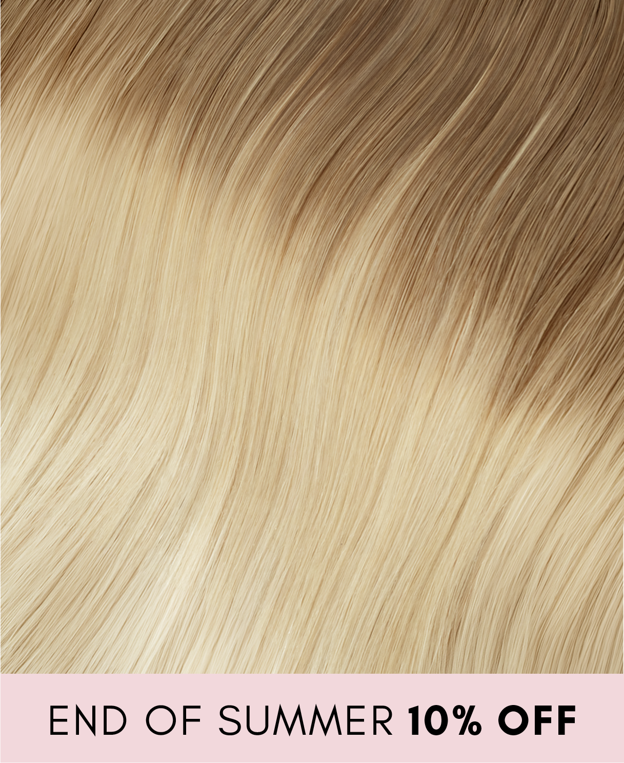 clip-in hair extensions shadow root white blonde.