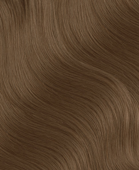 halo one-step hair extensions dark blonde.