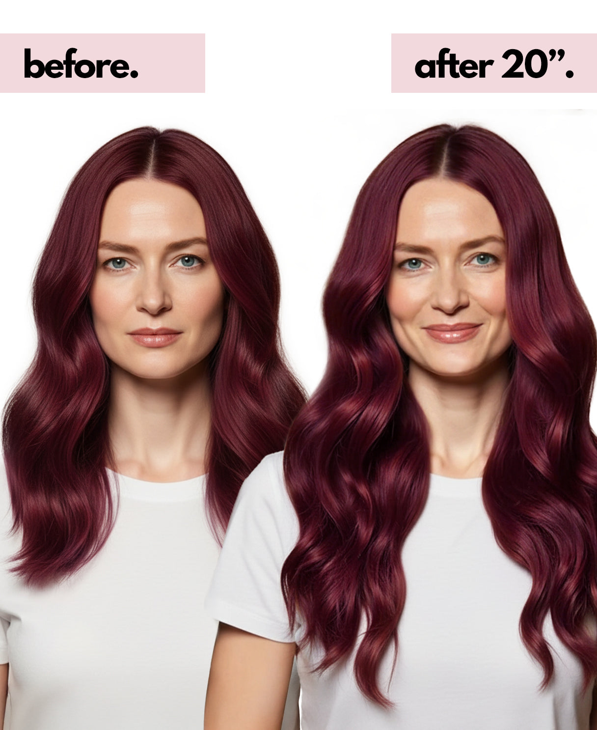 clip-in hair extensions cherry red. – Irresistible Me