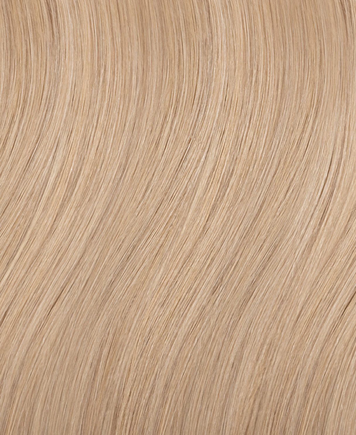 tape-in hair extensions champagne blonde.