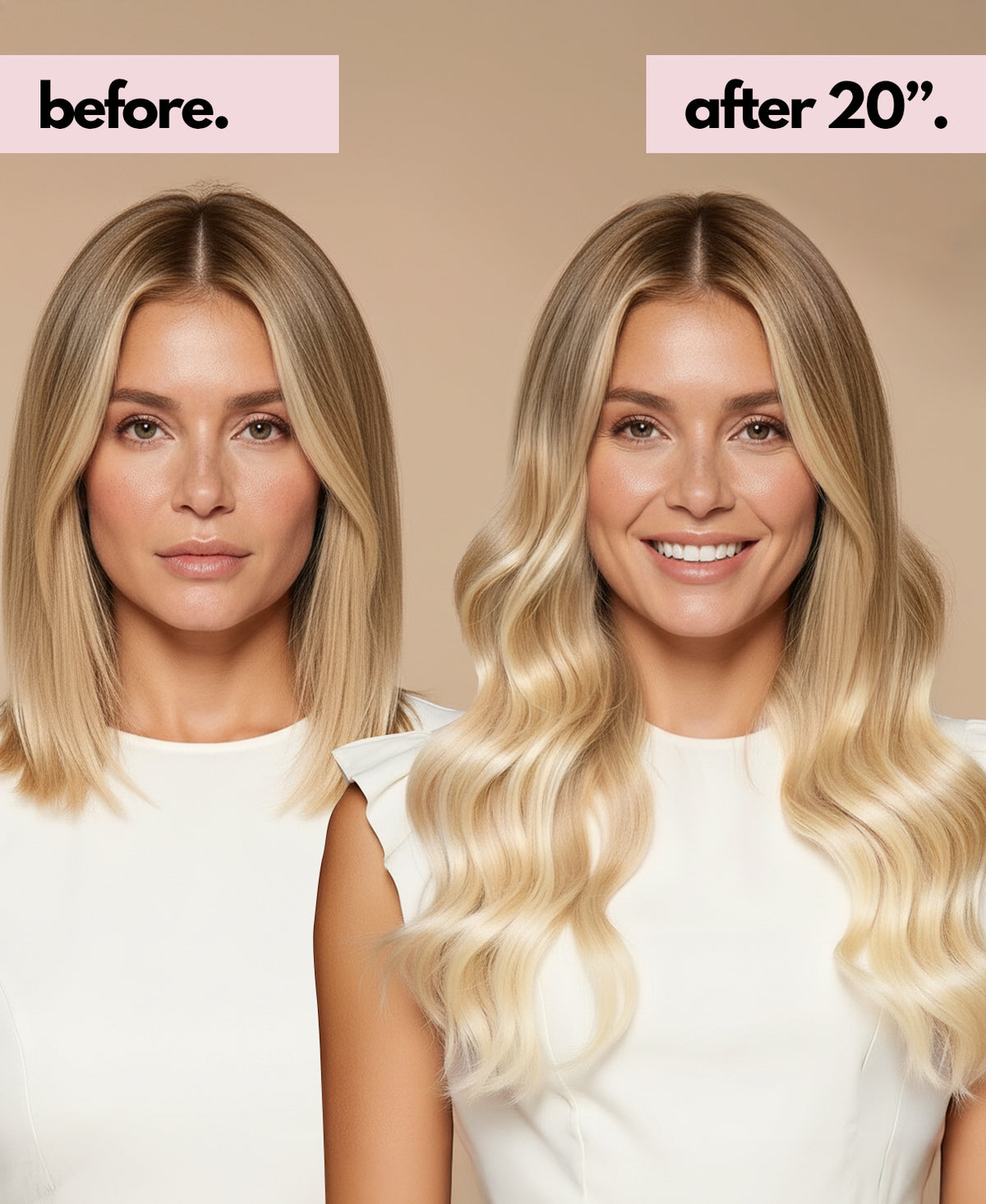 clip-in hair extensions rooted blonde. – Irresistible Me