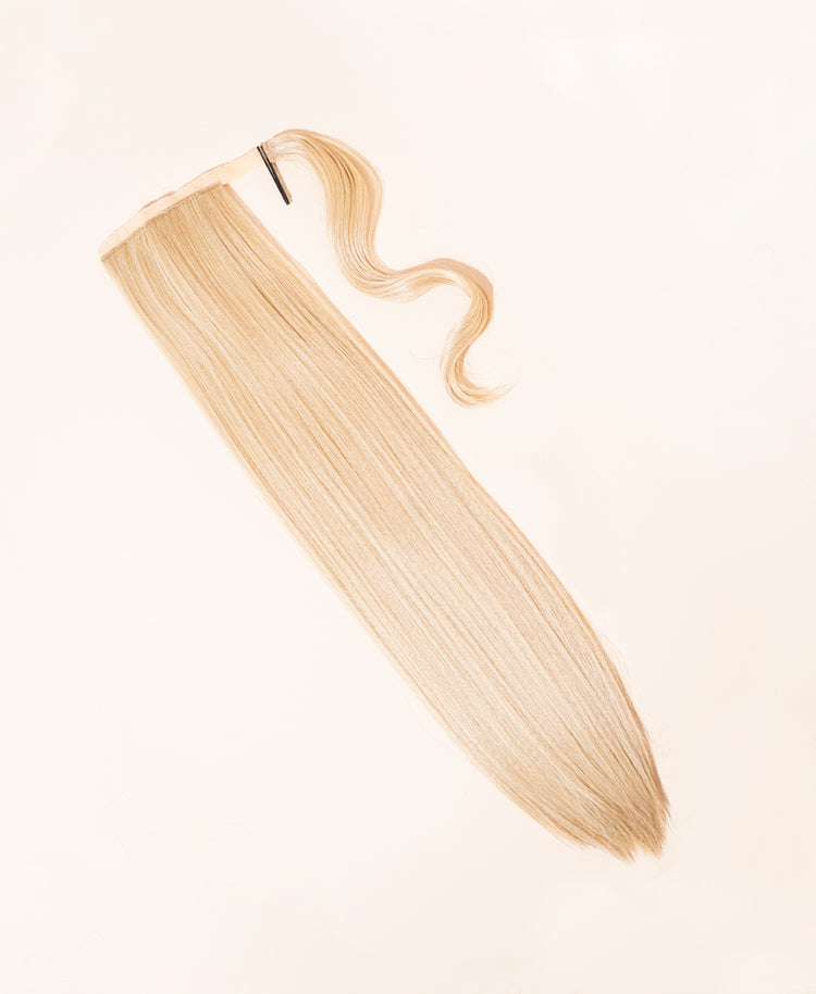 vegan fiber long straight ponytail - champagne 26".