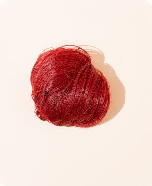 messy bun - ruby.