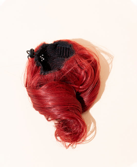 messy bun - ruby.