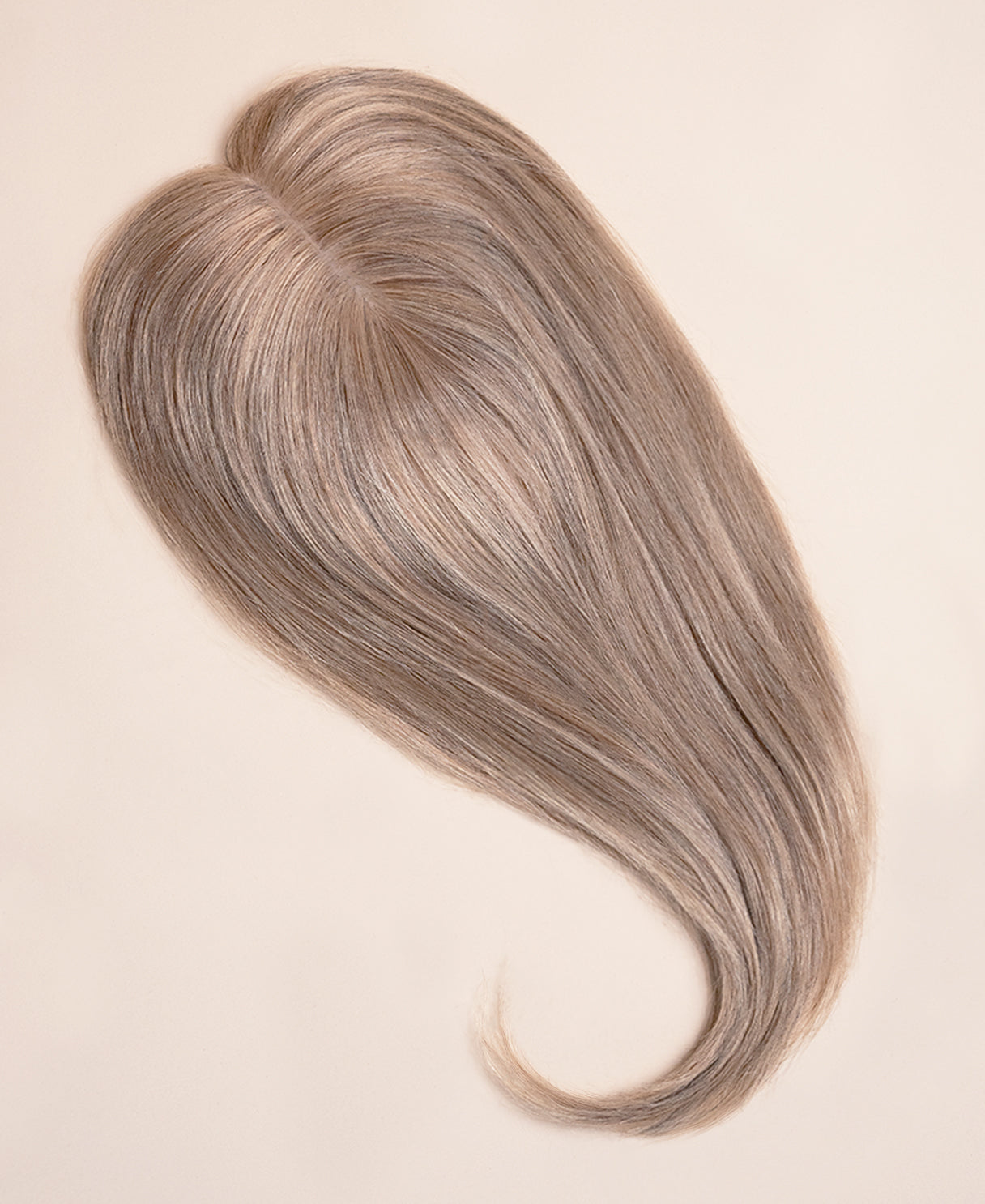 premium hair topper 14" ash blonde.