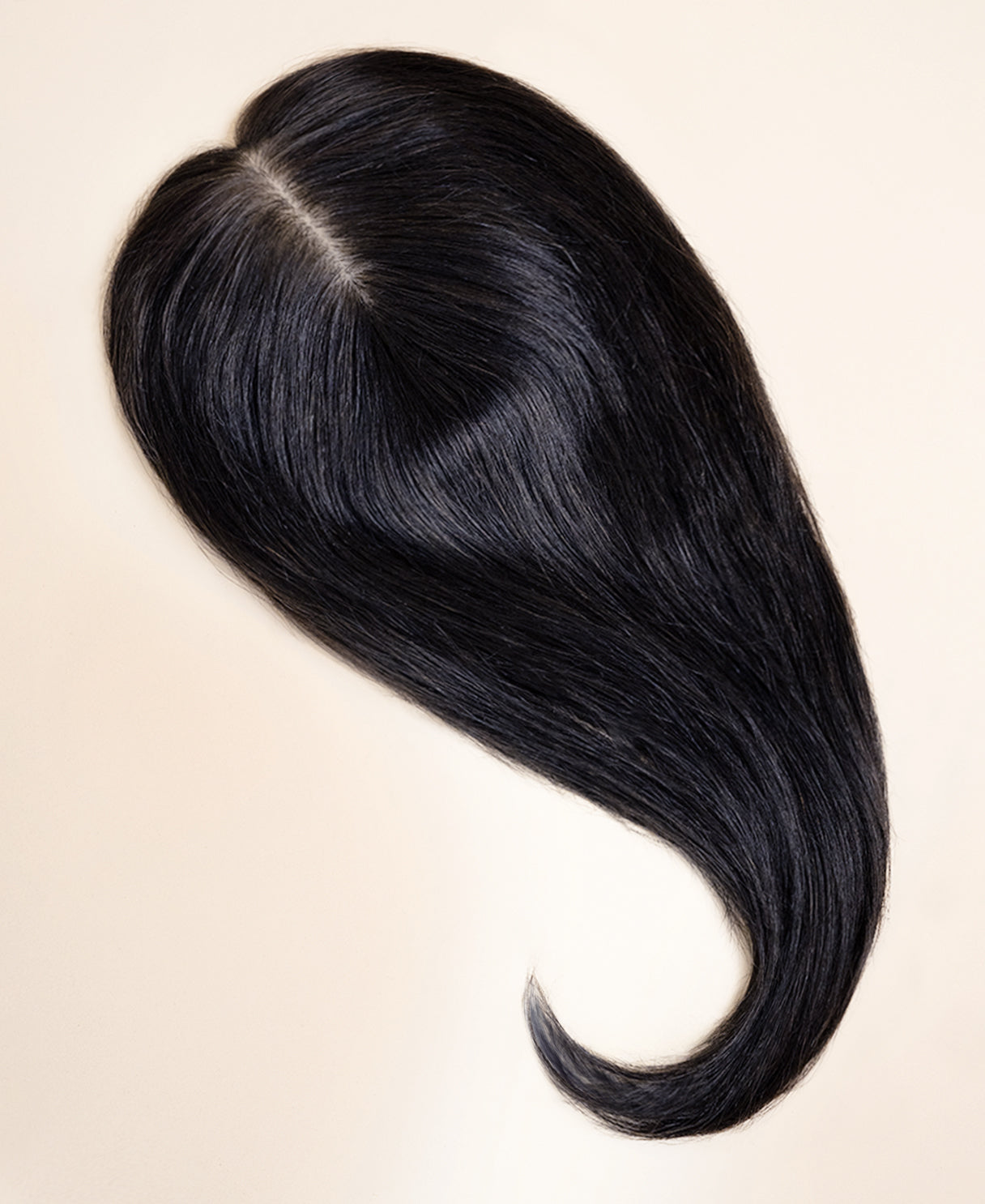 premium hair topper 14" natural black.