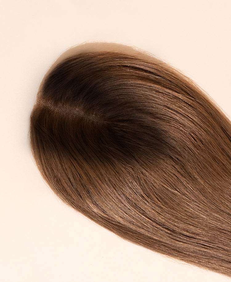 hair topper rooted brown(#2o6r).